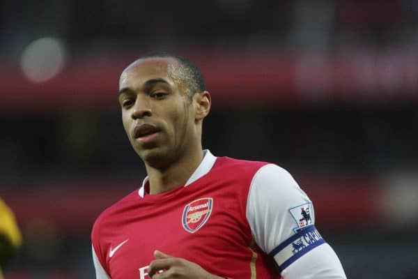 London, England - Sunday, February 11, 2007: Arsenal's Thierry Henry gutted against Wigan Athletic  during the Premiership match at the Emirates Stadium. (Pic by Chris Ratcliffe/Propaganda)