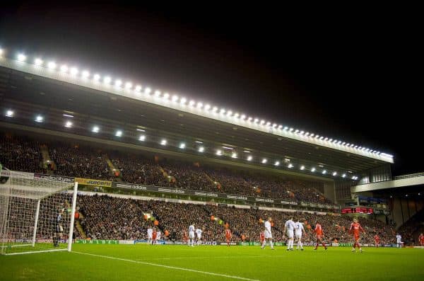 LIVERPOOL, ENGLAND - Wednesday, March 5, 2008: The Centenary Stand at Anfield as Liverpool take on West Ham United during the Premiership match. (Photo by David Rawcliffe/Propaganda)