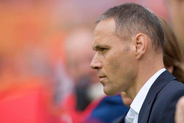 ROTTERDAM, THE NETHERLANDS - Sunday, June 1, 2008: Netherlands' head coach Marco van Basten during the international friendly match at the de Kuip Stadium. (Photo by David Rawcliffe/Propaganda)