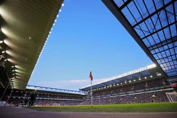 LIVERPOOL, ENGLAND - Sunday, January 25, 2009: A general view of Liverpool's Anfield stadium. (Photo by David Rawcliffe/Propaganda)