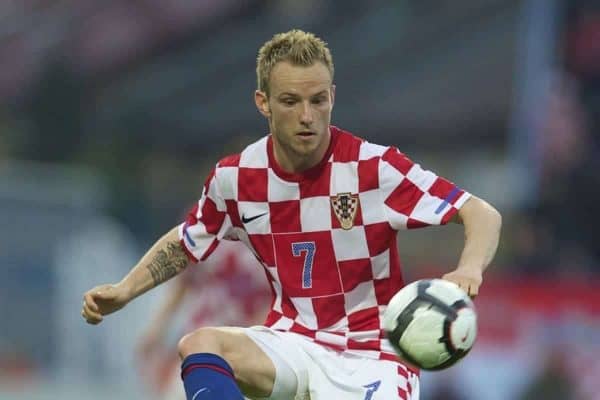 OSIJEK, CROATIA - Sunday, May 23, 2010: Croatia's Ivan Rakitic in action against Wales during the International Friendly match at the Stadion Gradski Vrt. (Pic by David Rawcliffe/Propaganda)