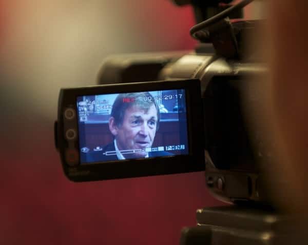 LIVERPOOL, ENGLAND - Friday, September 17, 2010: Liverpool legend Kenny Dalglish at the launch of his autobiography 'Kenny Dalglish - My Liverpool Home' at Anfield. (Photo by David Rawcliffe/Propaganda)