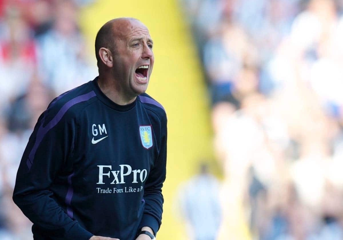 WEST BROMWICH, ENGLAND - Saturday, April 30, 2011: Aston Villa's assistant manager Gary McAllister during the Premiership match against West Bromwich Albion at the Hawthorns. (Photo by David Rawcliffe/Propaganda)