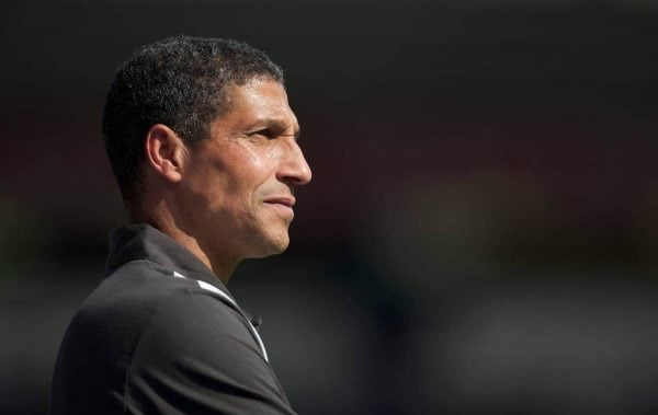 BIRMINGHAM, ENGLAND - Saturday, July 30, 2011: Birmingham City's new manager Chris Hughton during a preseason friendly match against Everton at St Andrews. (Photo by David Rawcliffe/Propaganda)