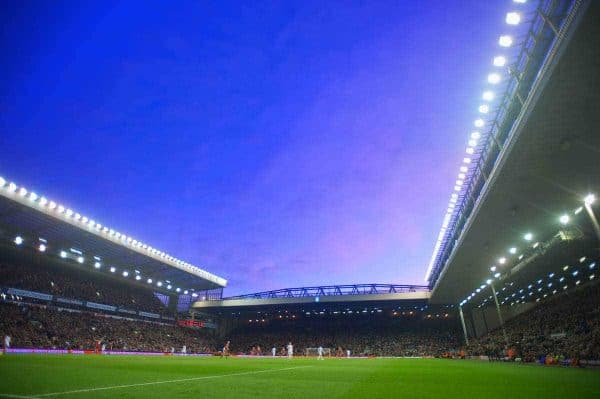 LIVERPOOL, ENGLAND - Saturday, November 5, 2011: Liverpool take on Swansea City during the Premiership match at Anfield. (Pic by David Rawcliffe/Propaganda)