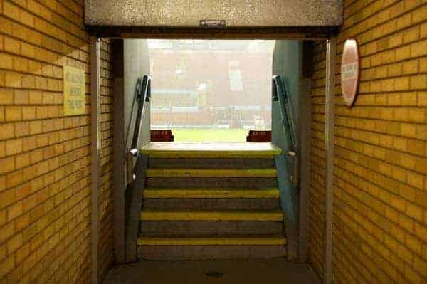 LIVERPOOL, ENGLAND - Friday, December 30, 2011: A general view of Liverpool's Anfield stadium before the Premiership match Newcastle United at Anfield. (Pic by David Rawcliffe/Propaganda)