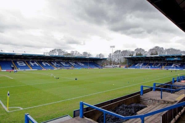 BURY, ENGLAND - Saturday, March 31, 2012: A general view of Gigg Lane before the Football League One match between Bury and Tranmere Rovers. (Pic by Vegard Grott/Propaganda)