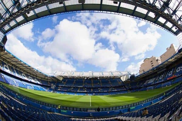 LONDON, ENGLAND - Saturday, February 22, 2014: A general view of Chelsea's Stamford Bridge. (Pic by David Rawcliffe/Propaganda)