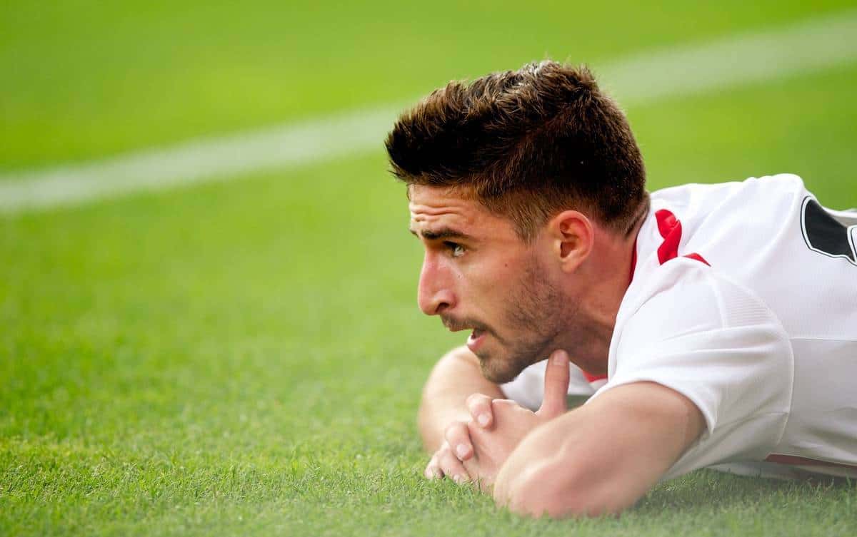 OSLO, NORWAY - Wednesday, August 7, 2013: Liverpool's Fabio Borini looks dejected after missing a chance against Valerenga during a preseason friendly match at the Ullevaal Stadion. (Pic by David Rawcliffe/Propaganda)