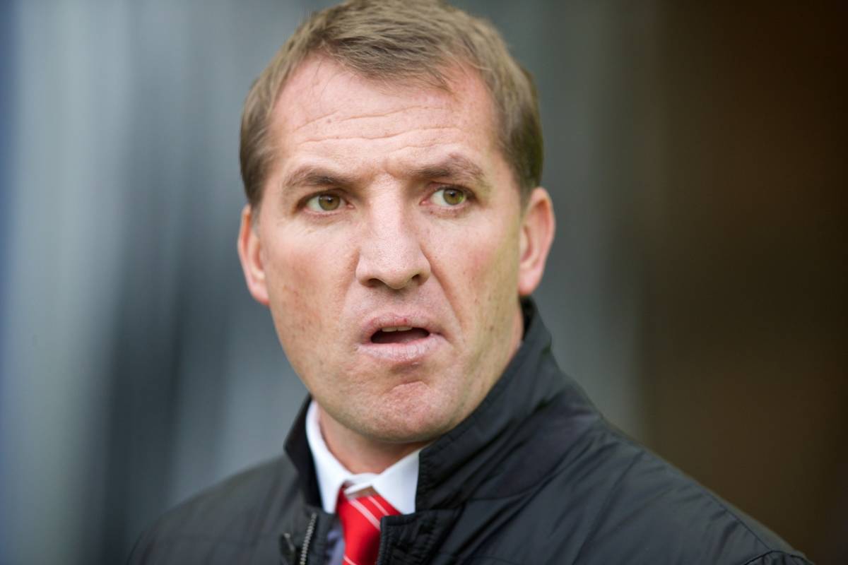 HULL, ENGLAND - Sunday, December 1, 2013: Liverpool's manager Brendan Rodgers before the Premiership match against Hull City at the KC Stadium. (Pic by David Rawcliffe/Propaganda)