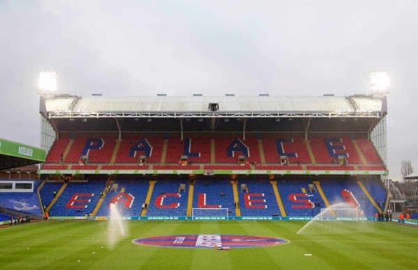 LONDON, ENGLAND - Saturday, February 14, 2015: A general view of Selhurst Park before the FA Cup 5th Round match between Crystal Palace and Liverpool. (Pic by David Rawcliffe/Propaganda)