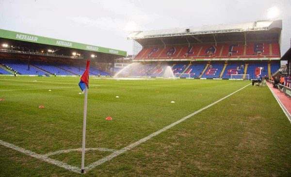 LONDON, ENGLAND - Saturday, February 14, 2015: A general view of Selhurst Park before the FA Cup 5th Round match between Crystal Palace and Liverpool. (Pic by David Rawcliffe/Propaganda)