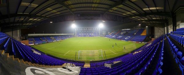 BIRKENHEAD, ENGLAND - Tuesday, January 19, 2016: A general view of Tranmere Rovers' Prenton Park before the Under-21 Premier League Cup match between Liverpool and Leeds United. (Pic by David Rawcliffe/Propaganda)