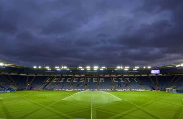 LEICESTER, ENGLAND - Monday, February 1, 2016: A general view of the King Power Stadium before the Premier League match between Leicester City and Liverpool at Filbert Way. (Pic by David Rawcliffe/Propaganda)