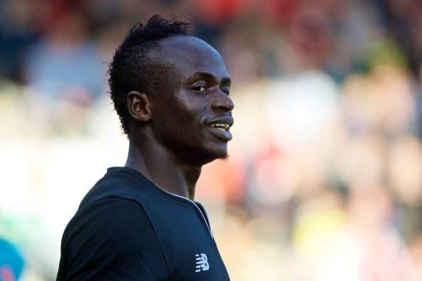 FLEETWOOD, ENGLAND - Wednesday, July 13, 2016: Liverpool's Sadio Mane during a friendly match against Fleetwood Town at Highbury Stadium. (Pic by David Rawcliffe/Propaganda)