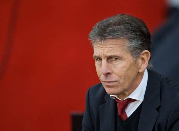 SOUTHAMPTON, ENGLAND - Saturday, November 19, 2016: Southampton's manager Claude Puel before the FA Premier League match against Liverpool at St. Mary's Stadium. (Pic by David Rawcliffe/Propaganda)