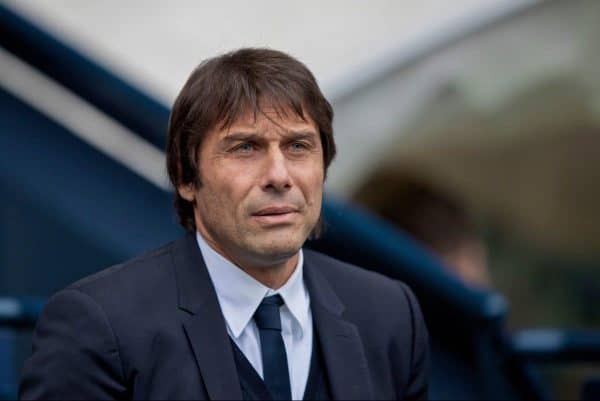 MANCHESTER, ENGLAND - Saturday, December 3, 2016: Chelsea's manager Antonio Conte before the FA Premier League match against Manchester City at the City of Manchester Stadium. (Pic by Gavin Trafford/Propaganda)