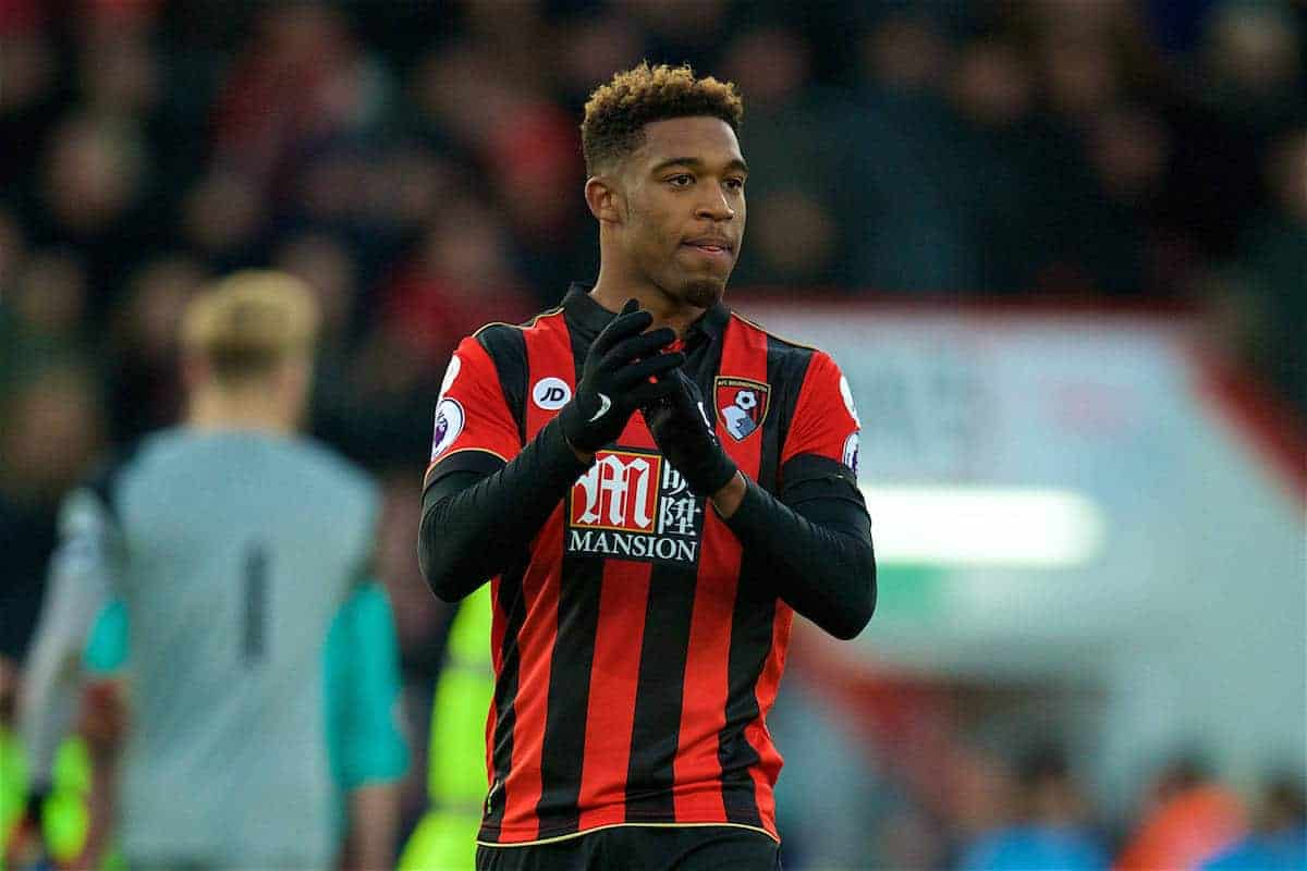 BOURNEMOUTH, ENGLAND - Sunday, December 4, 2016: AFC Bournemouth's Sam Hart applauds the Liverpool supporters after his side's late 4-3 victory during the FA Premier League match at Dean Court. (Pic by David Rawcliffe/Propaganda)