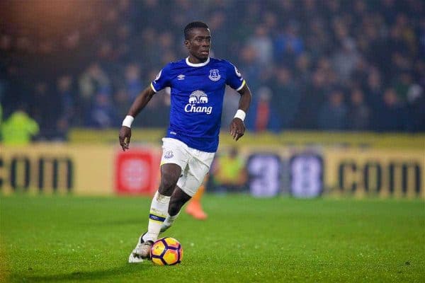 KINGSTON-UPON-HULL, ENGLAND - Friday, December 30, 2016: Everton's Idriss Gana Gueye in action against Hull City during the FA Premier League match at the KCOM Stadium. (Pic by David Rawcliffe/Propaganda)