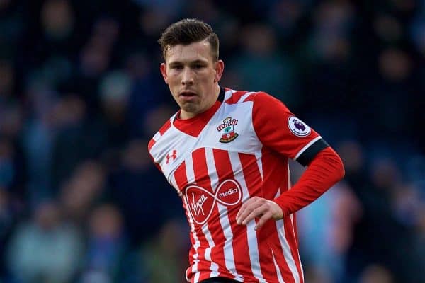 BURNLEY, ENGLAND - Saturday, January 14, 2017: Southampton's Pierre-Emile Hojbjerg in action against Burnley during the FA Premier League match at Turf Moor. (Pic by David Rawcliffe/Propaganda)