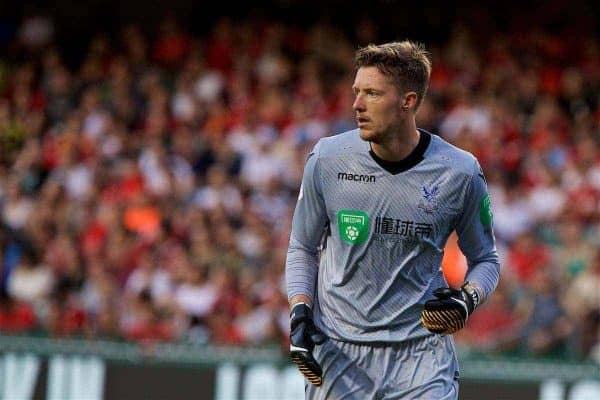 HONG KONG, CHINA - Saturday, July 22, 2017: Crystal Palace's goalkeeper Wayne Hennessey during the Premier League Asia Trophy match between West Bromwich Albion and Crystal Palace at the Hong Kong International Stadium. (Pic by David Rawcliffe/Propaganda)