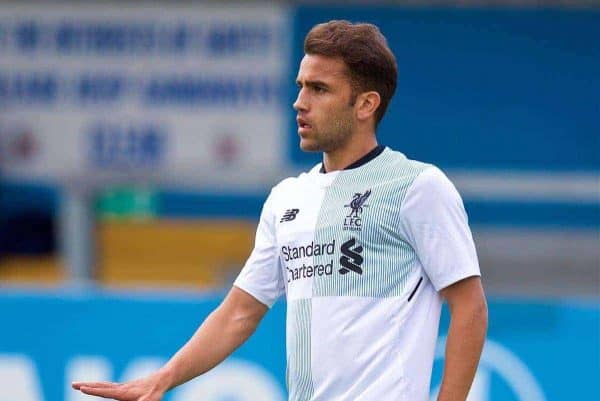 NUNEATON, ENGLAND - Saturday, July 29, 2017: Liverpool's Juanma Garcia during a pre-season friendly between Liverpool and Coventry City at the Liberty Way Stadium. (Pic by Paul Greenwood/Propaganda)