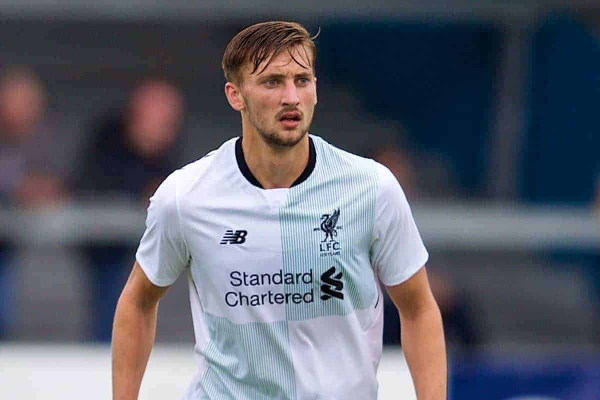 NUNEATON, ENGLAND - Saturday, July 29, 2017: Liverpool's Nathaniel Phillips during a pre-season friendly between Liverpool and Coventry City at the Liberty Way Stadium. (Pic by Paul Greenwood/Propaganda)