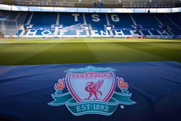 SINSHEIM, GERMANY - Monday, August 14, 2017: A general view of the Rhein-Neckar-Arena ahead of the UEFA Champions League Play-Off 1st Leg match between TSG 1899 Hoffenheim and Liverpool at the Rhein-Neckar-Arena. (Pic by David Rawcliffe/Propaganda)