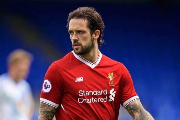 BIRKENHEAD, ENGLAND - Sunday, August 20, 2017: Liverpool's Danny Ings during the Under-23 FA Premier League 2 Division 1 match between Liverpool and Sunderland at Prenton Park. (Pic by David Rawcliffe/Propaganda)