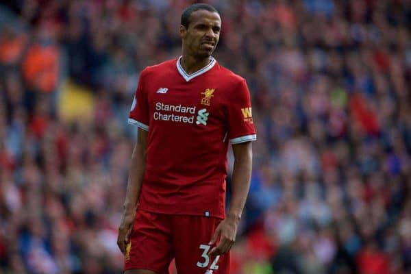 LIVERPOOL, ENGLAND - Saturday, September 16, 2017: Liverpool's Joel Matip during the FA Premier League match between Liverpool and Burnley at Anfield. (Pic by Peter Powell/Propaganda)