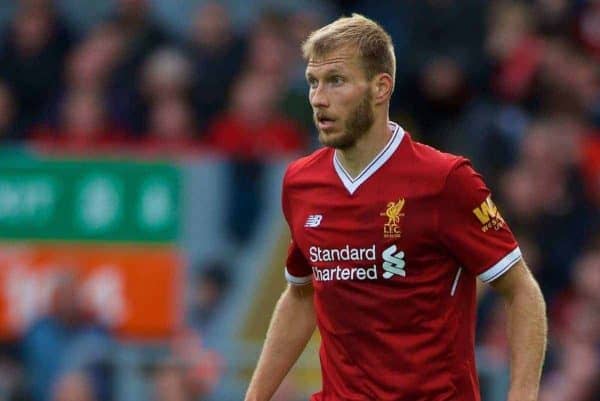 LIVERPOOL, ENGLAND - Saturday, September 16, 2017: Liverpool's Ragnar Klavan during the FA Premier League match between Liverpool and Burnley at Anfield. (Pic by Peter Powell/Propaganda)