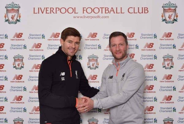 Steven Gerrard Liverpool academy coach (Andrew Powell / Liverpool FC)