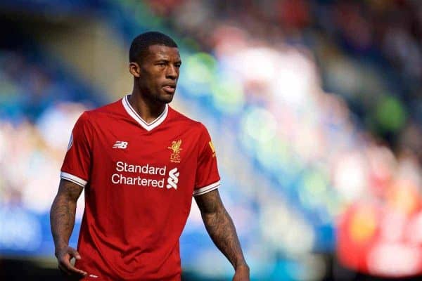 LONDON, ENGLAND - Sunday, May 6, 2018: Liverpool's Georginio Wijnaldum during the FA Premier League match between Chelsea FC and Liverpool FC at Stamford Bridge. (Pic by David Rawcliffe/Propaganda)