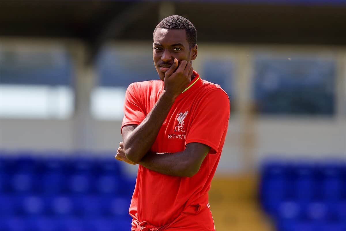 CHESTER, ENGLAND - Saturday, July 7, 2018: Liverpool's Rafael Camacho on the pitch before a preseason friendly match between Chester FC and Liverpool FC at the Deva Stadium. (Pic by Paul Greenwood/Propaganda)