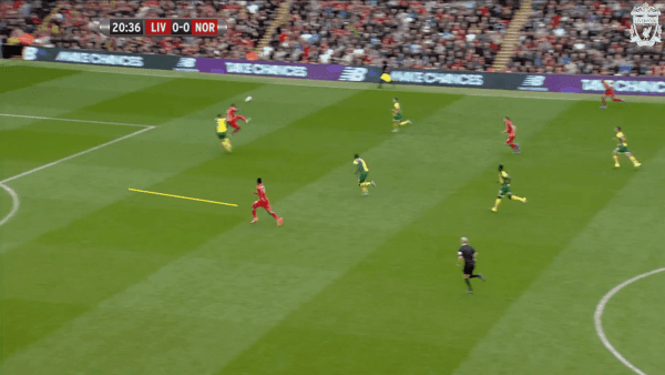 21 mins, Sturridge vs. Norwich - Working better with Benteke