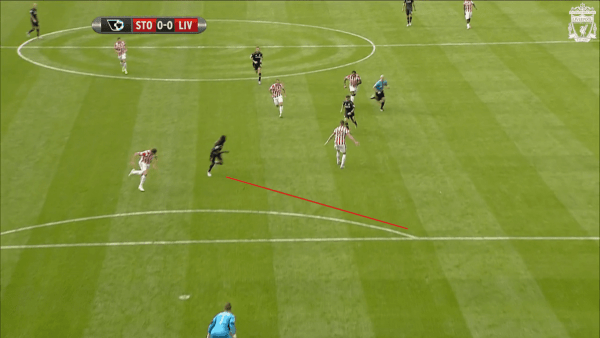 Benteke Movement vs. Stoke