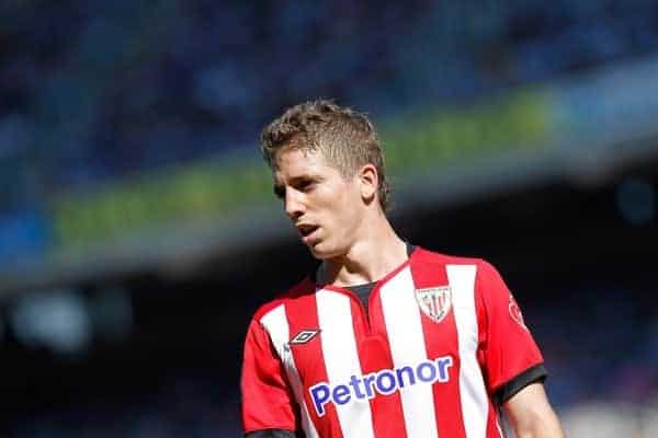 02.10.2011, Stadion Anoeta, San Sebastian Donostia, ESP, Primera Division, Real Sociedad vs Athletic Bilbao, im Bild Athletic de Bilbao's Iker Muniain // during Primera Division football match between Real Sociedad and Athletic Bilbao at Anoeta stadium in San Sebastian Donostia, Spain on 2/10/2011. EXPA Pictures © 2011, PhotoCredit: EXPA/ Alterphoto/ Acero +++++ ATTENTION - OUT OF SPAIN/(ESP) +++++