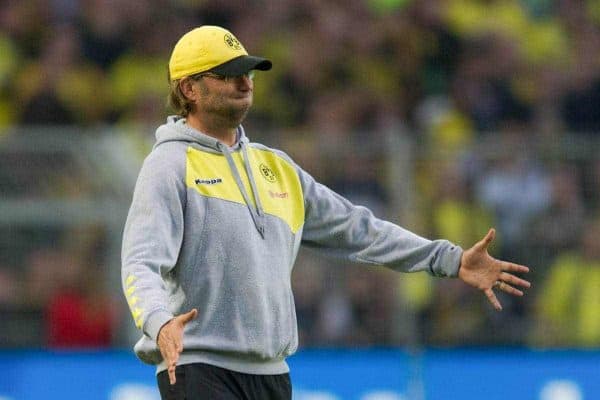 05.11.2011, Signal Iduna Park, Dortmund, GER, 1. FBL, Borussia Dortmund vs. VfL Wolfsburg, im Bild Juergen Klopp (Trainer Dortmund) beim 1-2 // during Borussia Dortmund vs. VfL Wolfsburg at Signal Iduna Park, Dortmund, GER, 2011-11-05. EXPA Pictures © 2011, PhotoCredit: EXPA/ nph/ Kurth ****** out of GER / CRO / BEL ******