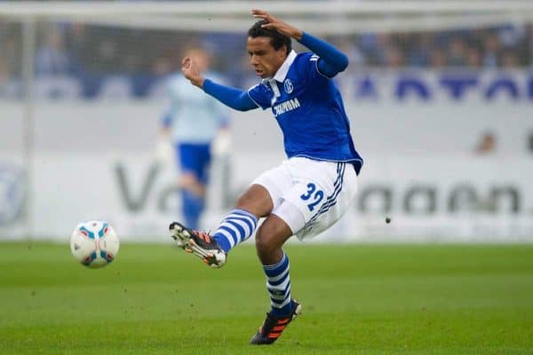 19.11.2011, Veltins Arena, Gelsenkirchen, GER, 1. FBL, FC Schalke 04 vs 1. FC Nuernberg, im Bild Joel Matip (#32 Schalke) // during FC Schalke 04 vs. 1. FC Nuernberg at Veltins Arena, Gelsenkirchen, GER, 2011-11-19. EXPA Pictures © 2011, PhotoCredit: EXPA/ nph/ Kurth..***** ATTENTION - OUT OF GER, CRO *****