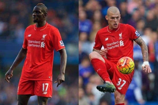 LONDON, ENGLAND - Saturday, October 31, 2015: Liverpool's Mamadou Sakho in action against Chelsea during the Premier League match at Stamford Bridge. (Pic by David Rawcliffe/Propaganda)