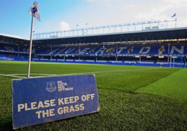 LIVERPOOL, ENGLAND - Sunday, October 4, 2015: A general view of Everton's Goodison Park before the Premier League match against Liverpool, the 225th Merseyside Derby. (Pic by David Rawcliffe/Propaganda)c