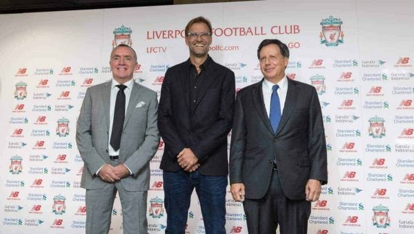 LIVERPOOL, ENGLAND - Friday, October 9, 2015: Liverpool announce German Jürgen Klopp as new manager during a press conference at Anfield. (Pic by David Rawcliffe/Propaganda)