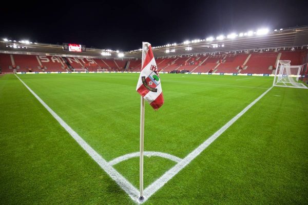 SOUTHAMPTON, ENGLAND - Wednesday, December 2, 2015: A general view of Southampton's St. Mary's Stadium before the Football League Cup Quarter-Final match against Liverpool. (Pic by David Rawcliffe/Propaganda)