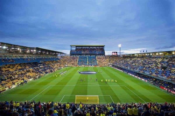 VILLRREAL, SPAIN - Thursday, April 28, 2016: A general view of Estadio El Madrigal ahead of the UEFA Europa League Semi-Final 1st Leg match between Villarreal CF and Liverpool. (Pic by David Rawcliffe/Propaganda)