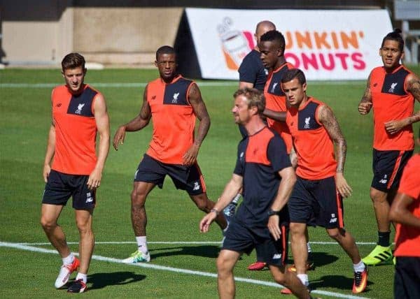 STANFORD, USA - Saturday, July 23, 2016: Liverpool's new signing Georgina Wijnaldum during a training session in the Laird Q. Cagan Stadium at Stanford University on day one of the club's USA Pre-season Tour. (Pic by David Rawcliffe/Propaganda)