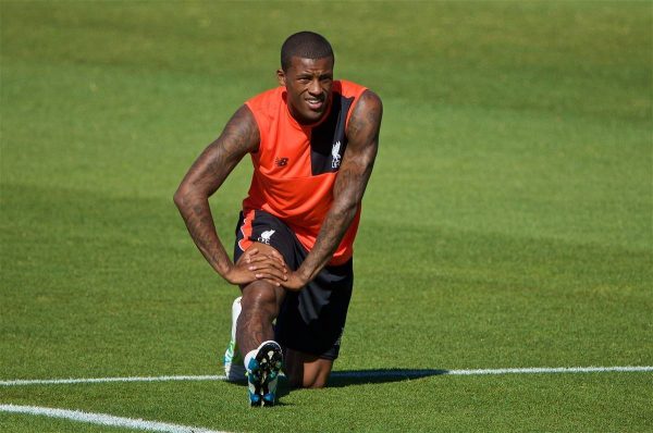 STANFORD, USA - Saturday, July 23, 2016: Liverpool's new signing Georgina Wijnaldum during a training session in the Laird Q. Cagan Stadium at Stanford University on day one of the club's USA Pre-season Tour. (Pic by David Rawcliffe/Propaganda)