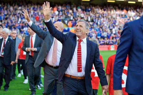 LIVERPOOL, ENGLAND - Saturday, September 10, 2016: Former Liverpool player Alan Kennedy before the FA Premier League match against Leicester City at Anfield. (Pic by David Rawcliffe/Propaganda)