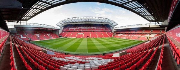 LIVERPOOL, ENGLAND - Monday, October 17, 2016: A general view of Liverpool's new Main Stand before the FA Premier League match against Manchester United at Anfield. (Pic by David Rawcliffe/Propaganda)