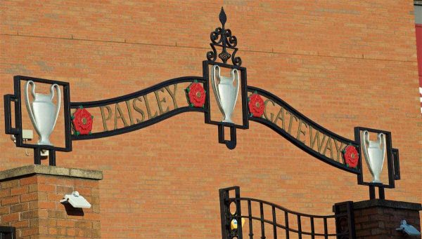 LIVERPOOL, ENGLAND - Saturday, October 22, 2016: The Paisley Gateway pictured before the FA Premier League match between Liverpool and West Bromwich Albion at Anfield. (Pic by David Rawcliffe/Propaganda)