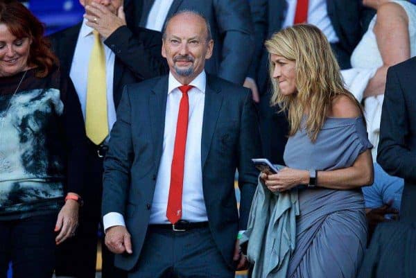 BIRKENHEAD, ENGLAND - Wednesday, July 12, 2017: Liverpool's new CEO Peter Moore before a preseason friendly match against Tranmere Rovers at Prenton Park. (Pic by David Rawcliffe/Propaganda)